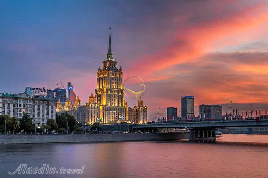 ساختمان وزارت امور خارجه مسکو روسیه