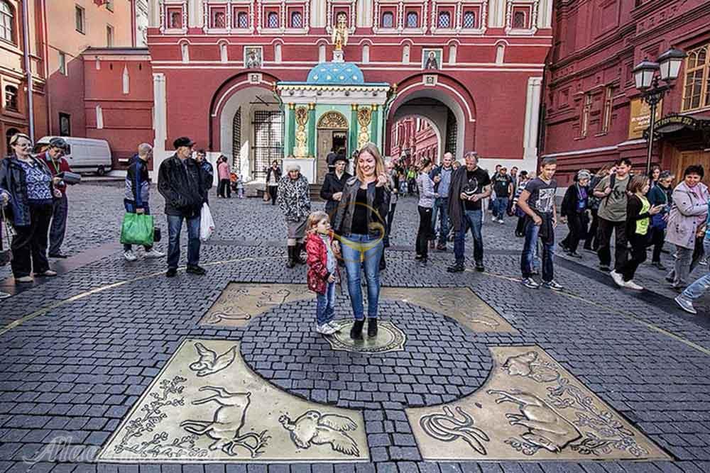 نقطه صفر مسکو روسیه | علاءالدین تراول