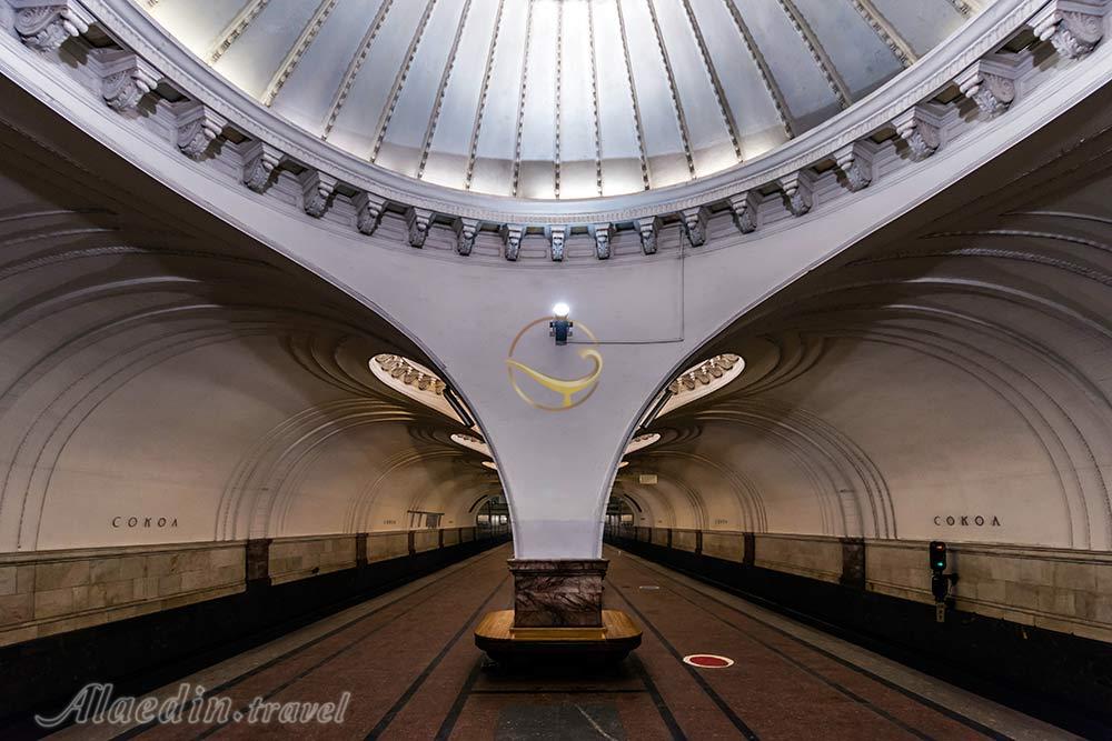 مترو مسکو روسیه | علاءالدین تراول