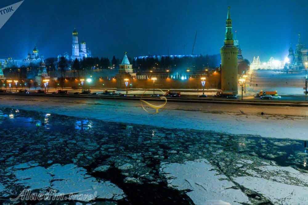 رود مسکوآ مسکو روسیه | علاءالدین تراول