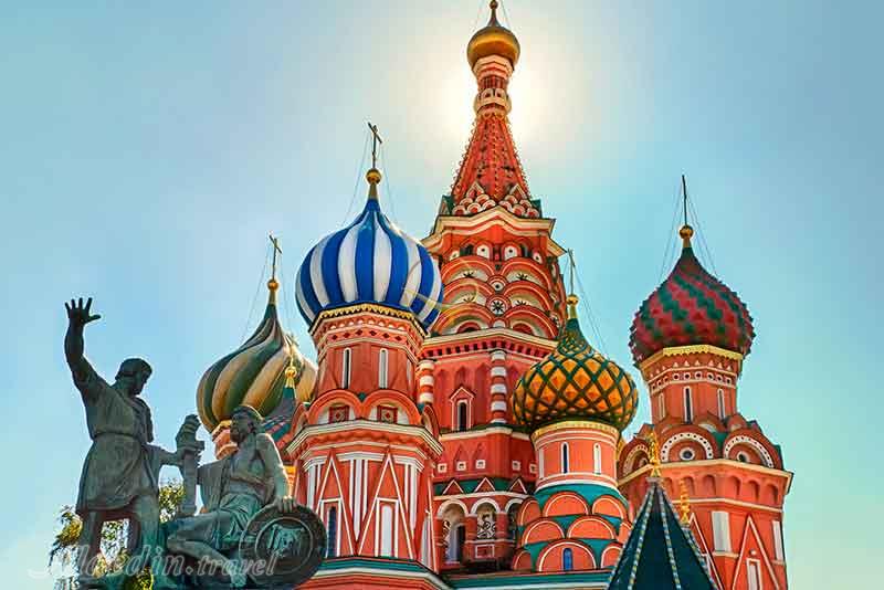 کلیسای سنت باسیل مسکو روسیه | علاءالدین تراول