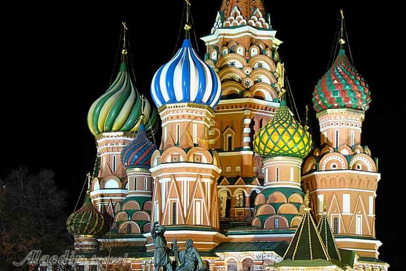 کلیسای سنت باسیل مسکو روسیه | علاءالدین تراول