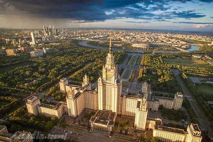 تپه وارابیف (تپه گنجشک ها) مسکو روسیه