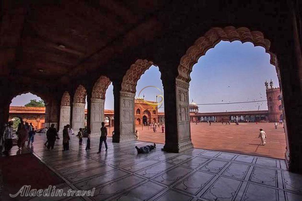 مسجد جامع دهلی (جهان نما) در دهلی نو - هند | علاءالدین تراول
