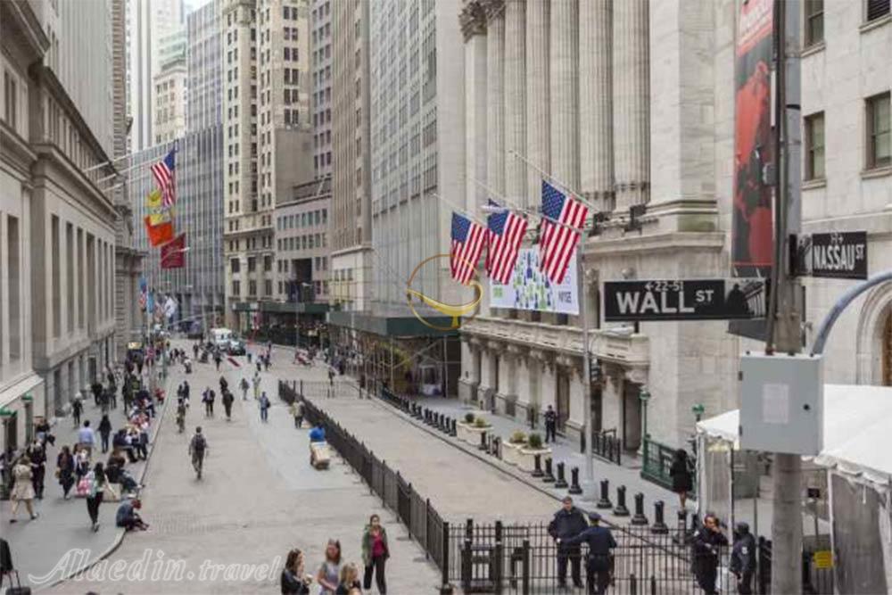 خیابان وال استریت نیویورک - آمریکا | علاءالدین تراول