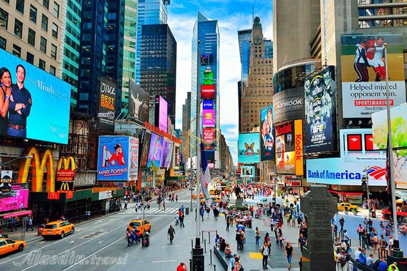 میدان تایمز نیویورک - آمریکا | علاءالدین تراول
