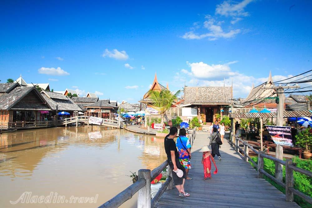 بازار شناور پاتایا - تایلند | علاءالدین تراول