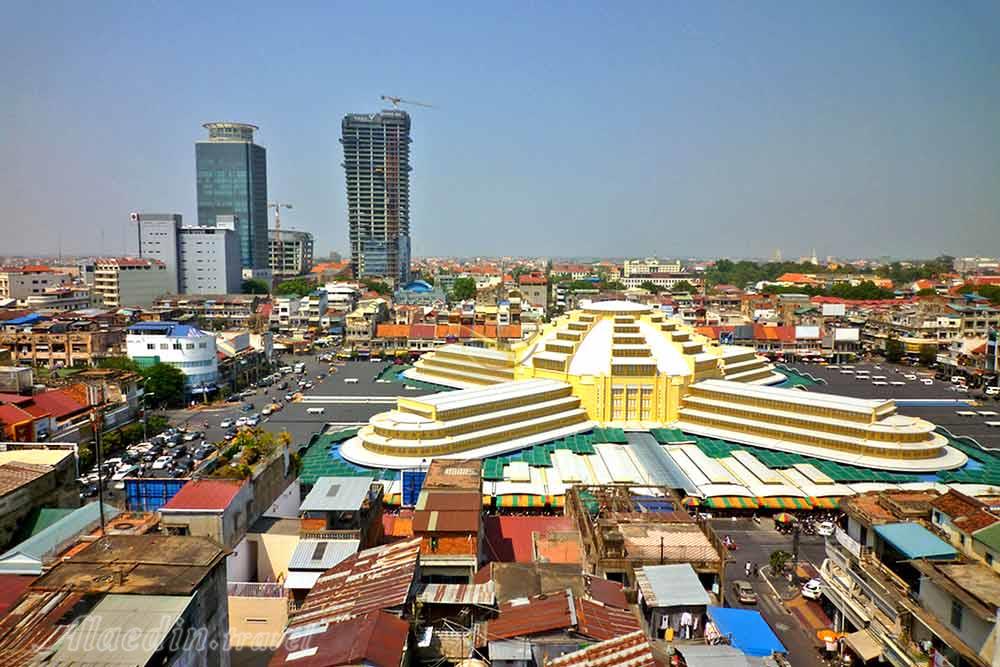 بازار مرکزی پنوم پن | علاءالدین تراول