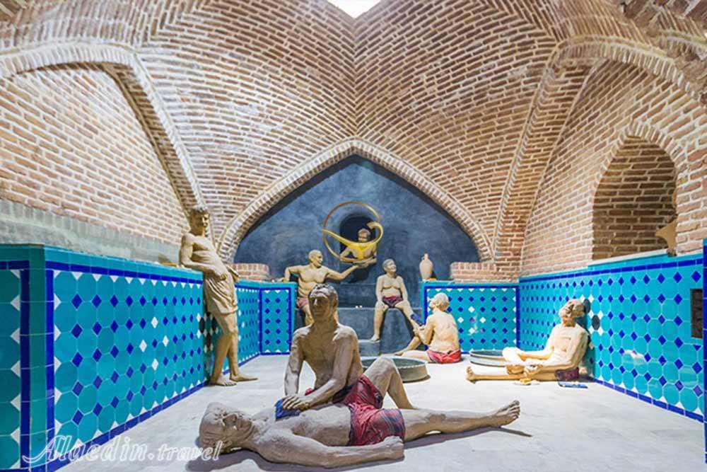 حمام قاجار  (حمام شاهی) در قزوین | علاءالدین تراول