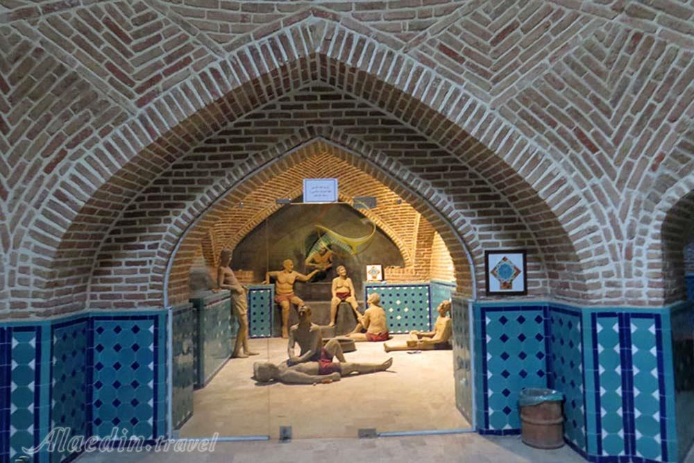 حمام قاجار  (حمام شاهی) در قزوین | علاءالدین تراول