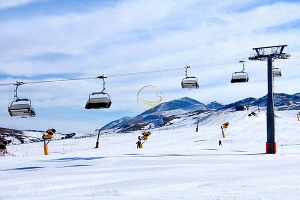 پیست اسکی شاه داغ آذربایجان در شهر قوبا - جمهوری آذربایجان	 | علاءالدین تراول