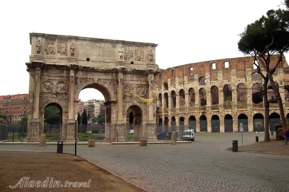 طاق کنستانتین رم - ایتالیا | علاءالدین تراول