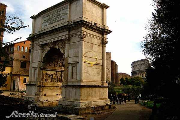 طاق تیتوس رم - ایتالیا