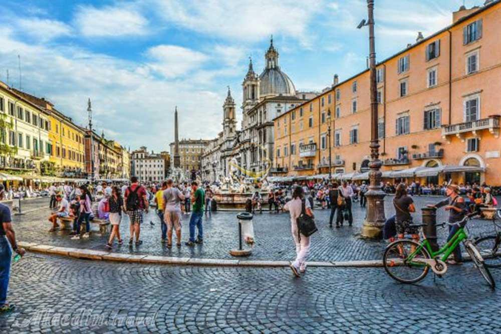 میدان ناوونا رم - ایتالیا | علاءالدین تراول