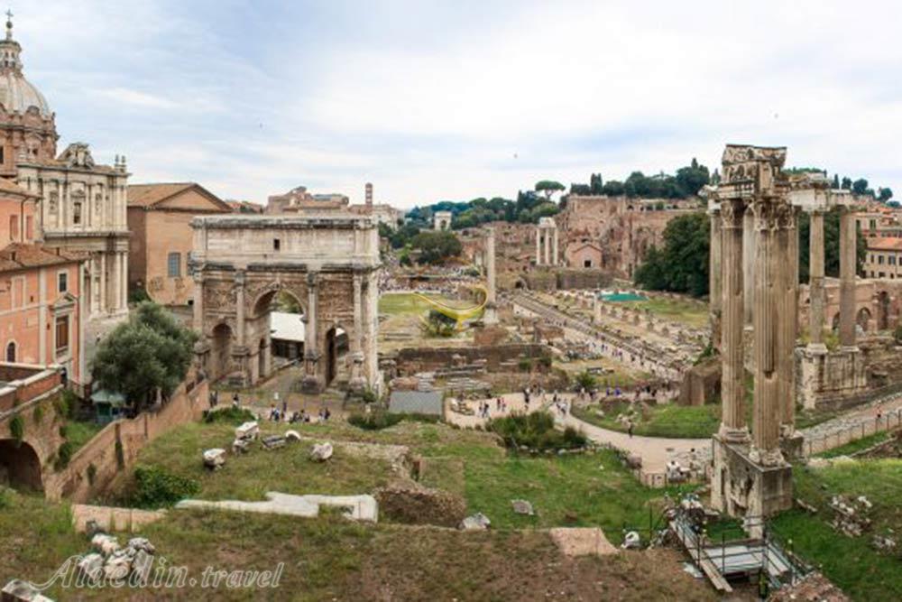 رومن فروم (میدان اصلی) رم - ایتالیا | علاءالدین تراول