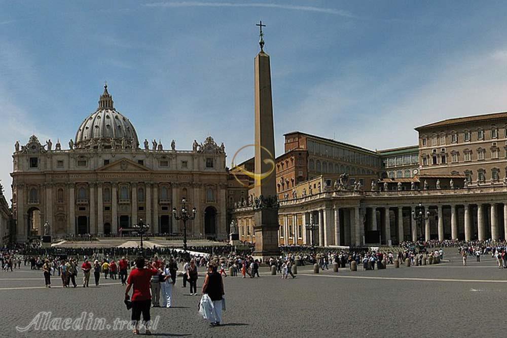 میدان سن پیترو واتیکان در رم - ایتالیا | علاءالدین تراول