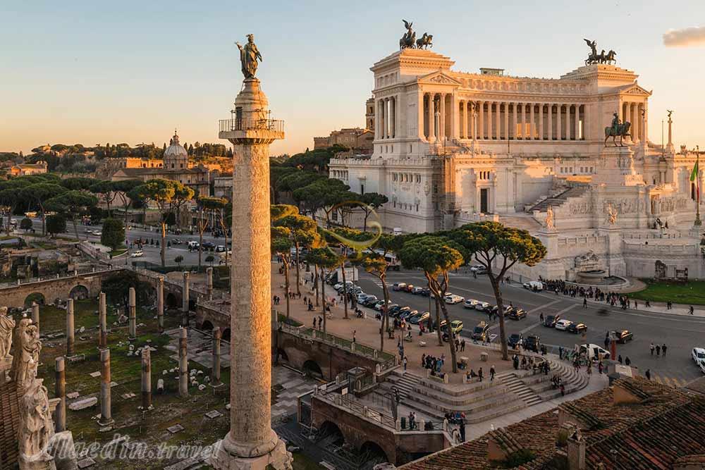 ستون تراژان رم - ایتالیا | علاءالدین تراول