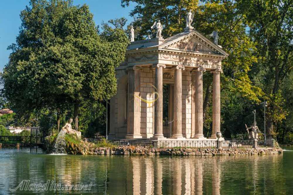 ویلا بورگزه رم - ایتالیا | علاءالدین تراول