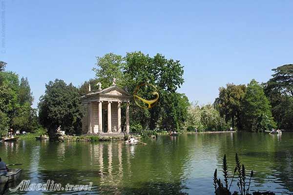 پارک ویلا بورگزه رم - ایتالیا