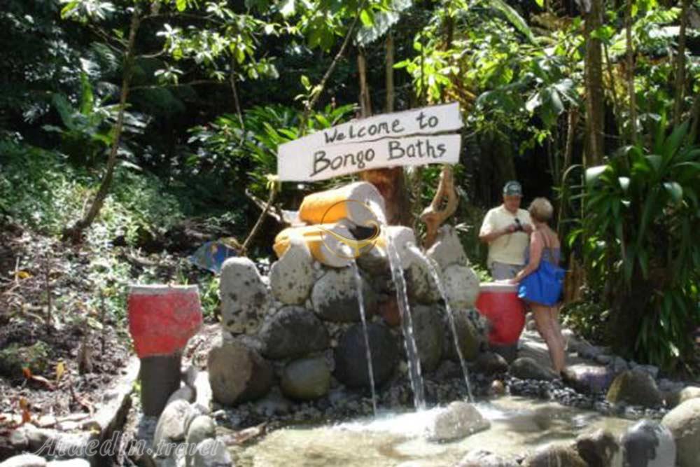 آبگرم های بانگو در سنت جورج - دومینیکا | علاءالدین تراول