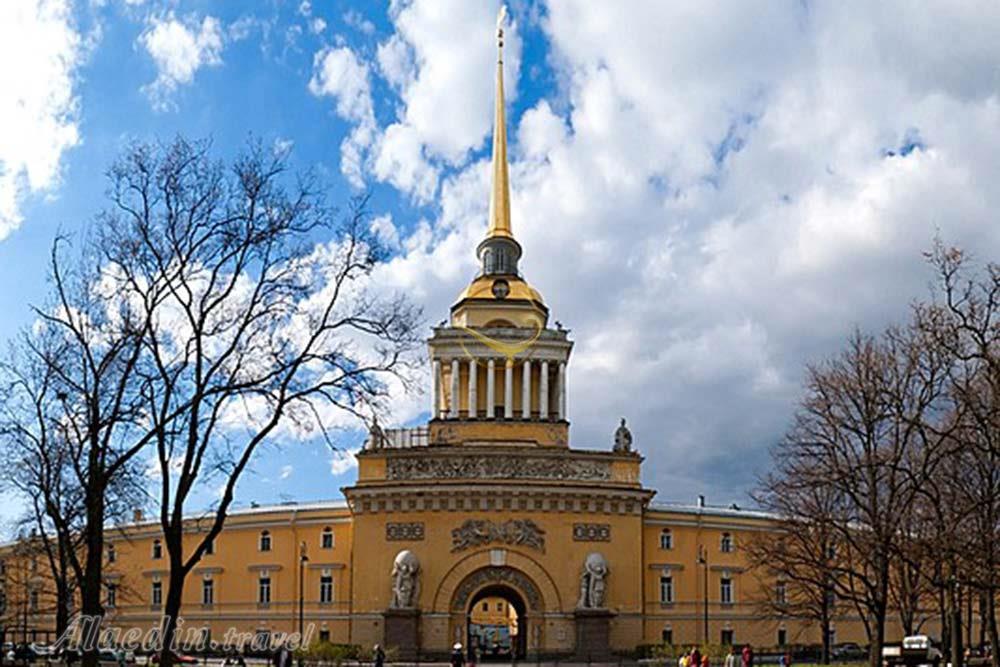 ساختمان نیروی دریایی (آدمیرالتیستوف) سنت پترزبورگ روسیه | علاءالدین تراول