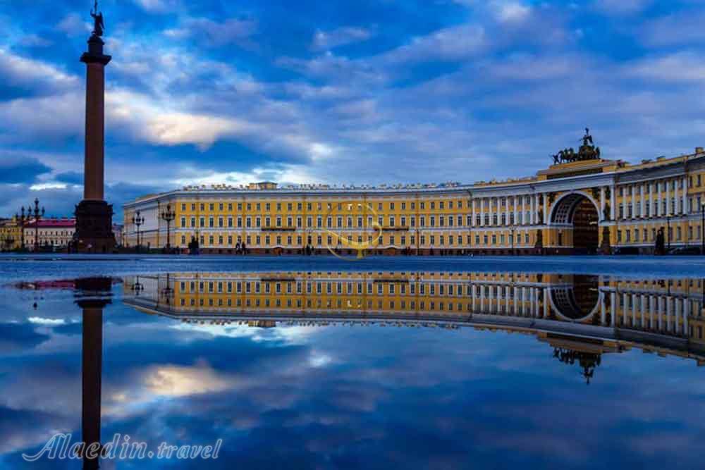 ستون الکساندر سنت پترزبورگ روسیه | علاءالدین تراول