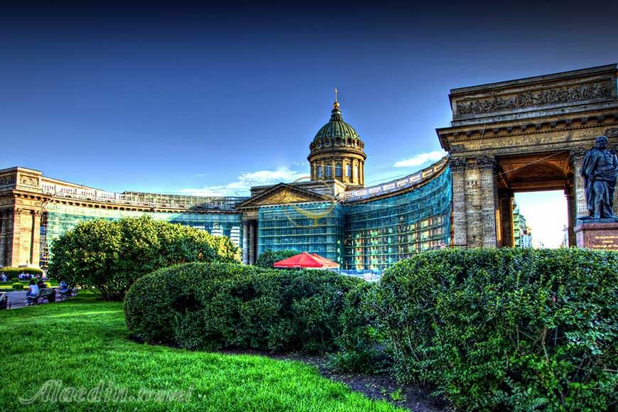 کلیسای کازان سنت پترزبورگ روسیه | علاءالدین تراول