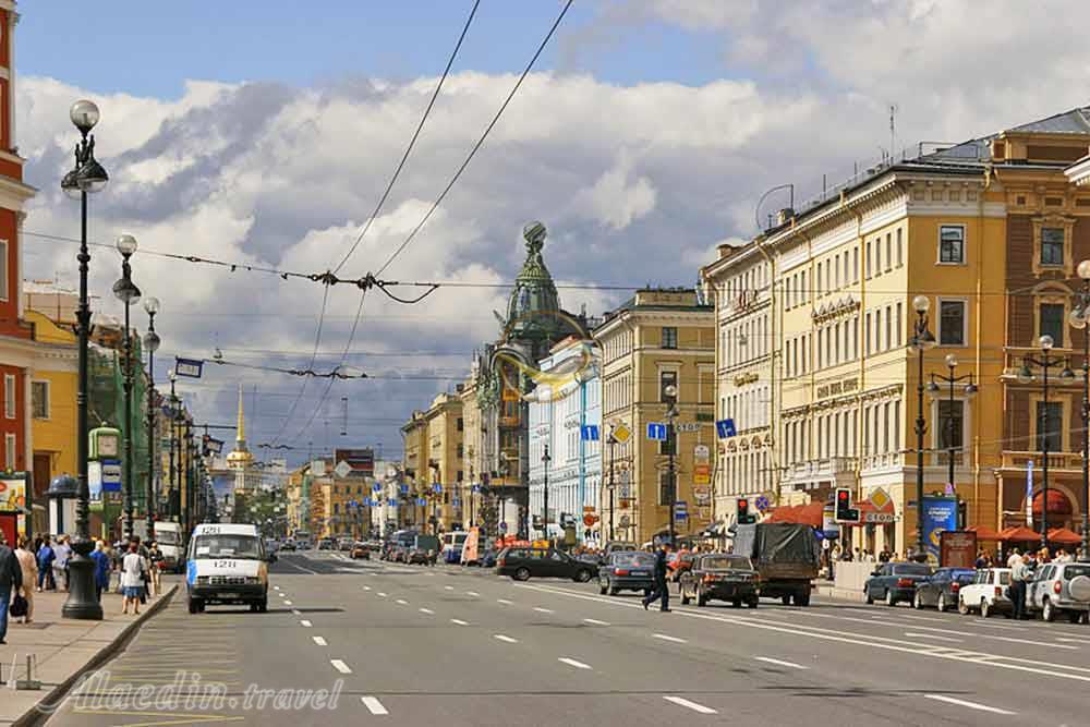 خیابان نوسکی سنت پترزبورگ روسیه | علاءالدین تراول