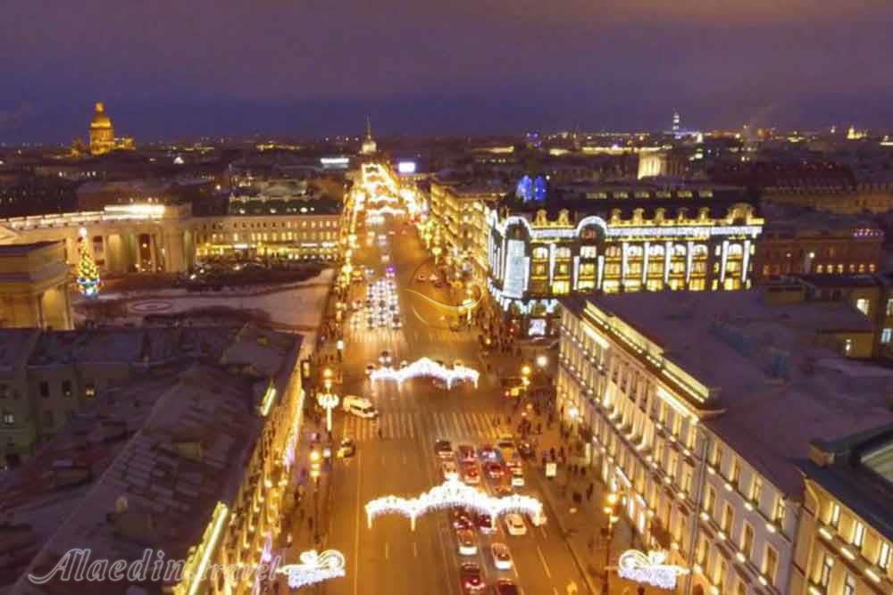 خیابان نوسکی سنت پترزبورگ روسیه | علاءالدین تراول