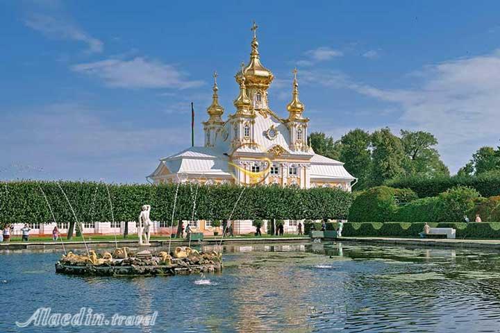 کاخ پترگف (پترهوف) سنت پترزبورگ روسیه | علاءالدین تراول