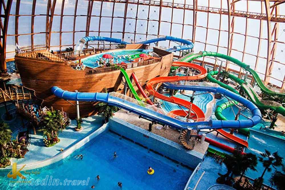 پارک آبی پیترلند سنت پترزبورگ روسیه | علاءالدین تراول