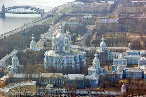 کلیسای اسمولنی سنت پترزبورگ روسیه