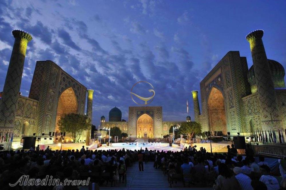 میدان ریگستان سمرقند ازبکستان | علاءالدین تراول