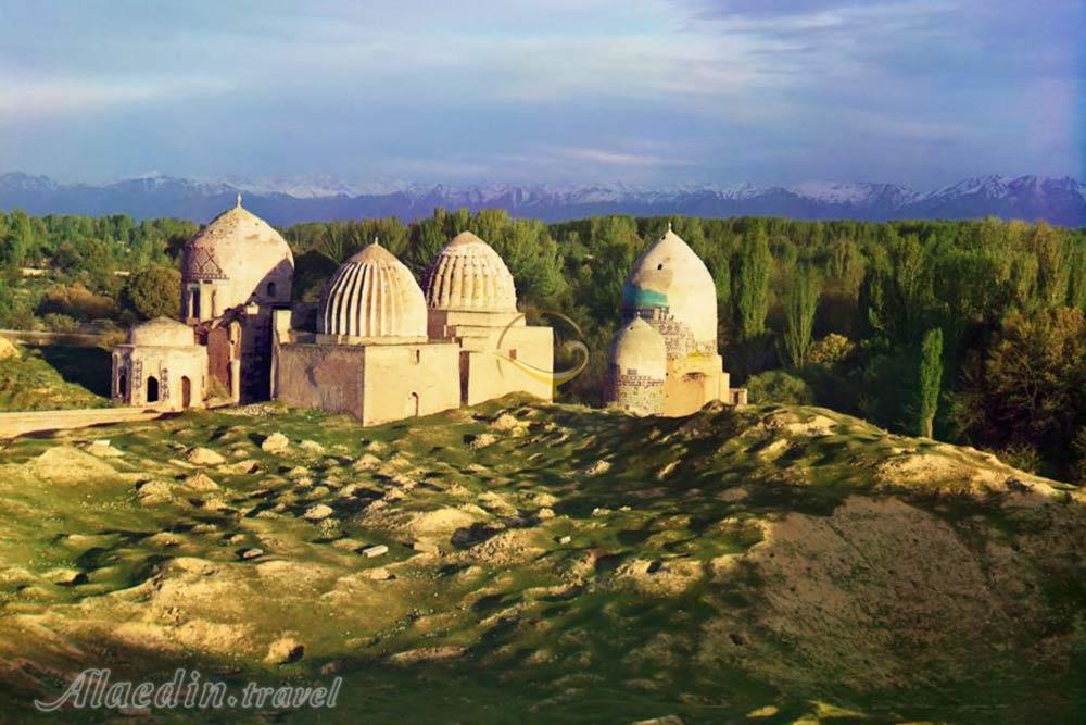 آرامگاه شاه زنده در سمرقند ازبکستان | علاءالدین تراول