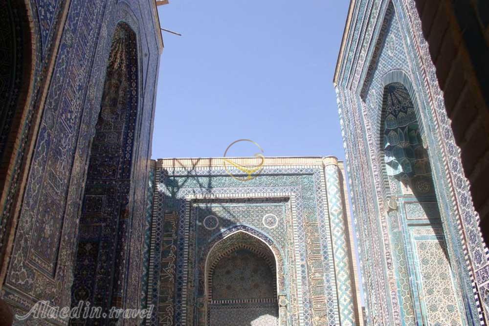آرامگاه شاه زنده در سمرقند ازبکستان | علاءالدین تراول