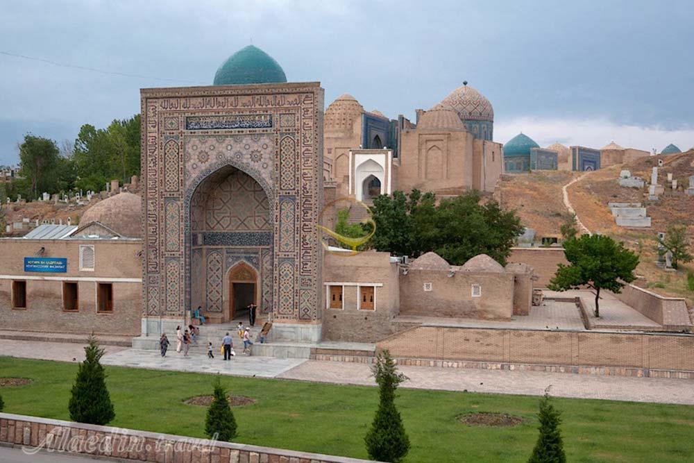 آرامگاه شاه زنده در سمرقند ازبکستان | علاءالدین تراول