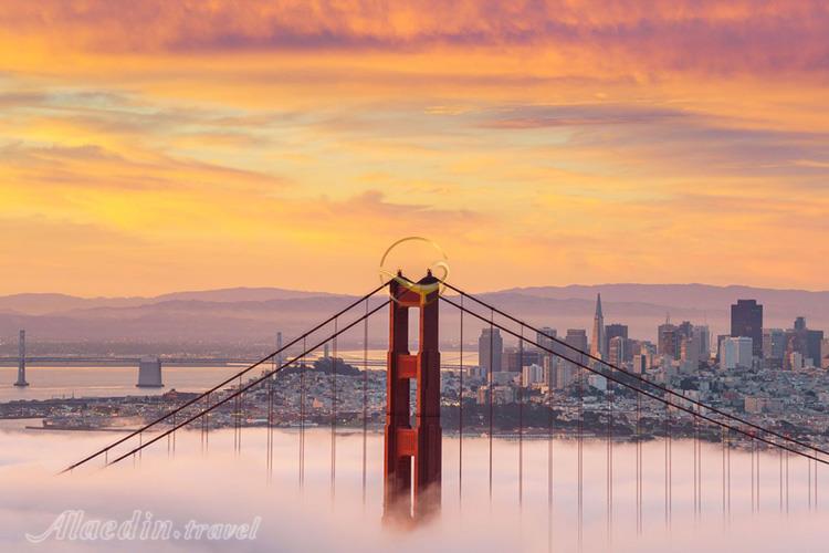 پل معلق گلدن گیت سان فرانسیسکو - آمریکا | علاءالدین تراول