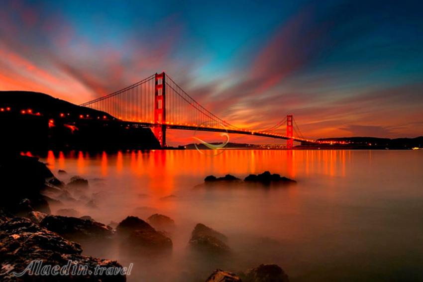 پل معلق گلدن گیت سان فرانسیسکو - آمریکا | علاءالدین تراول