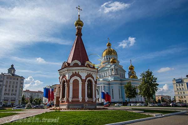 بنای یادبود الکساندر نوسکی در سارانسک - روسیه