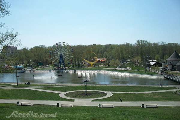 پارک پوشکین در سارانسک - روسیه