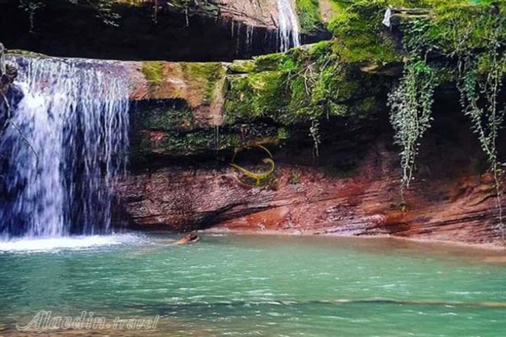 آبشار آهکی (اسکلیم) در سوادکوه | علاءالدین تراول