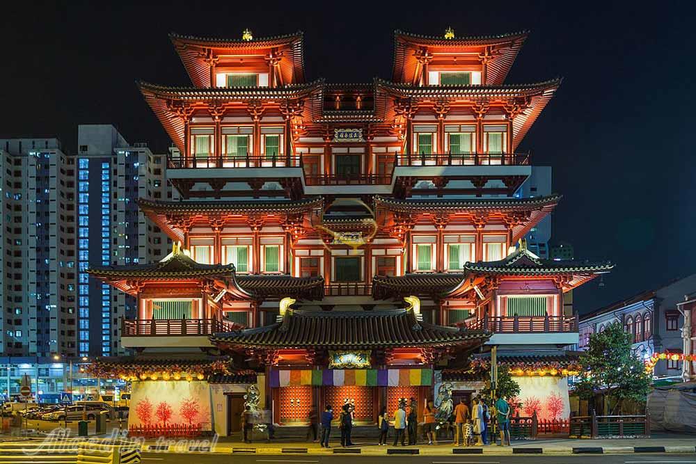 معبد دندان بودا سنگاپور | علاءالدین تراول