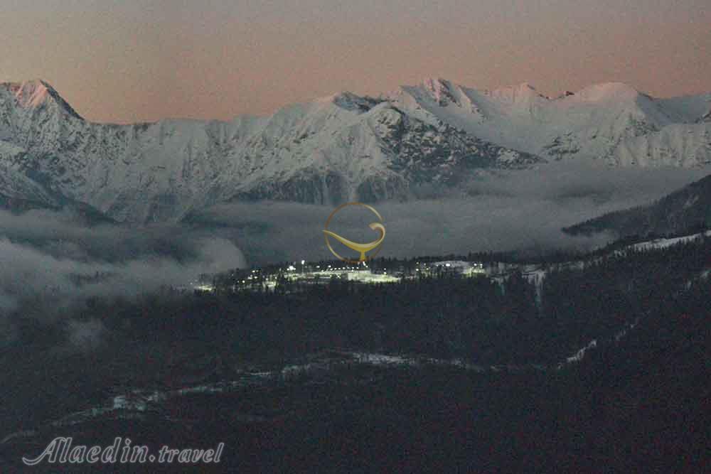 کوه کراسنایا پولیانا سوچی روسیه | علاءالدین تراول