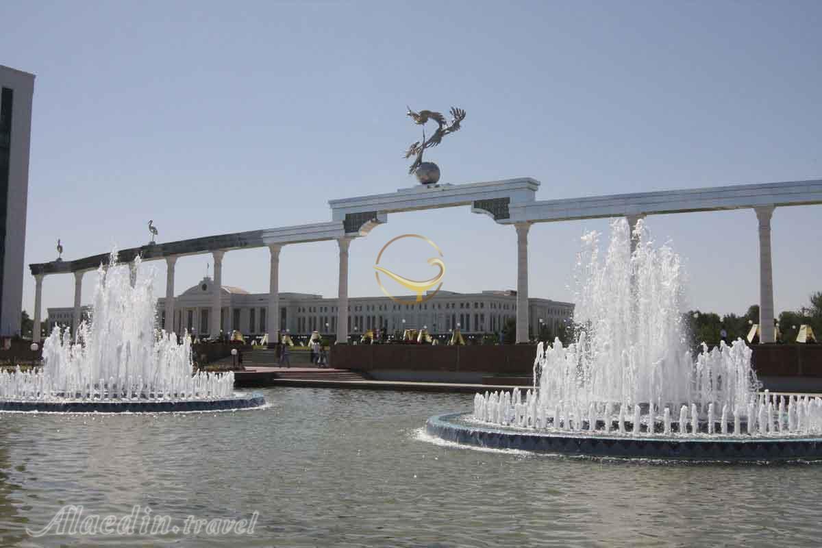 میدان استقلال تاشکند ازبکستان | علاءالدین تراول