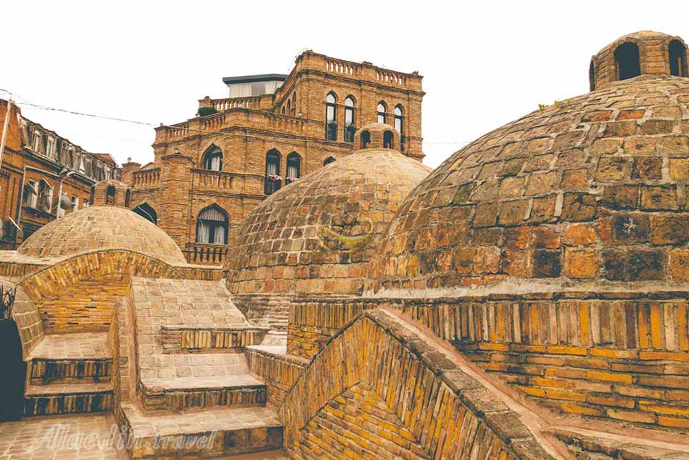 منطقه حمام های سولفور در تفلیس - گرجستان | علاءالدین تراول