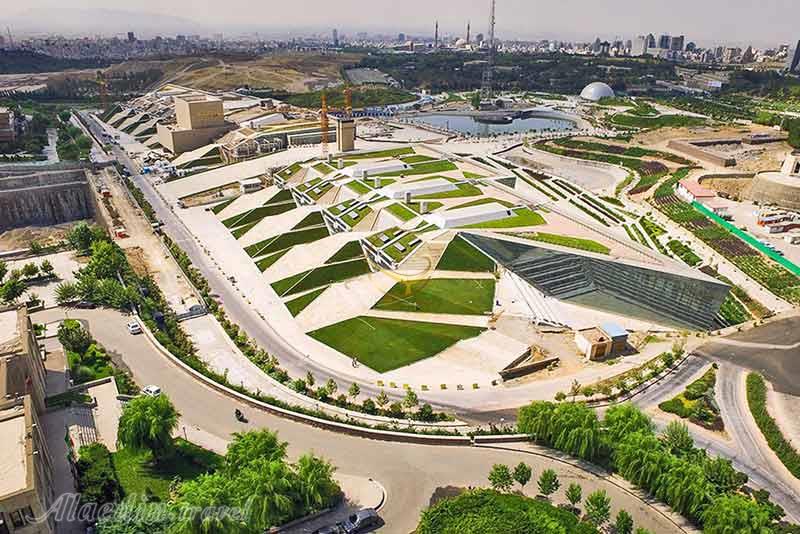 جاذبه  باغ کتاب تهران | علاءالدین تراول