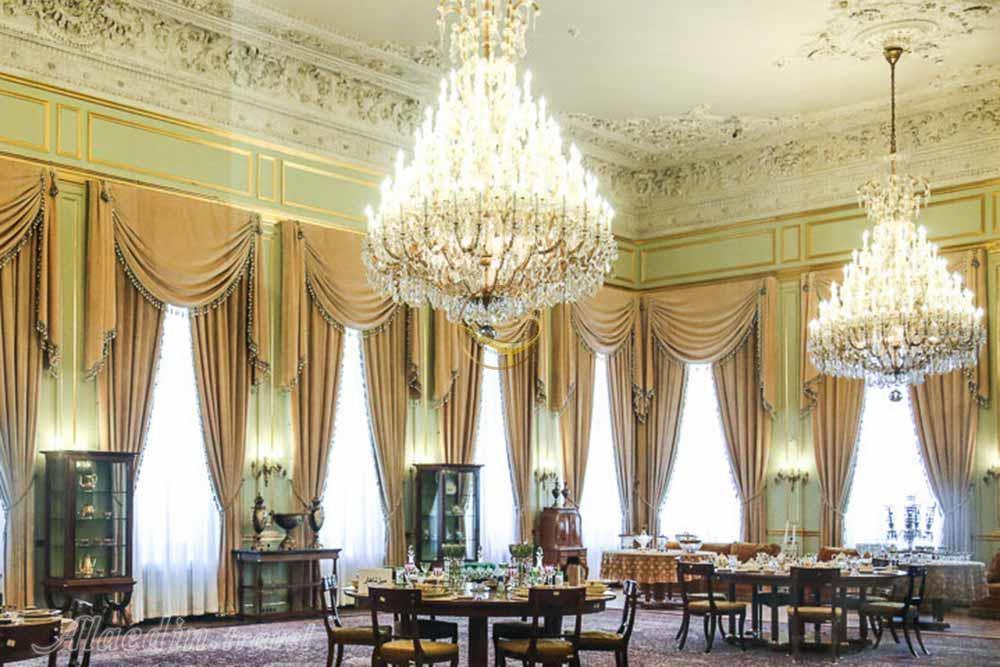 موزه ظروف سلطنتی کاخ سعدآباد تهران | علاءالدین تراول