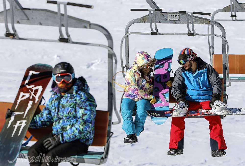 پیست اسکی توچال تهران | علاءالدین تراول