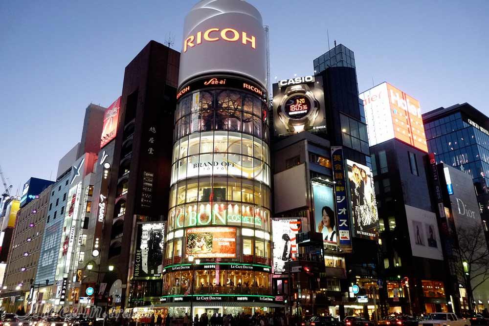 خیابان گینزا در توکیو - ژاپن | علاءالدین تراول