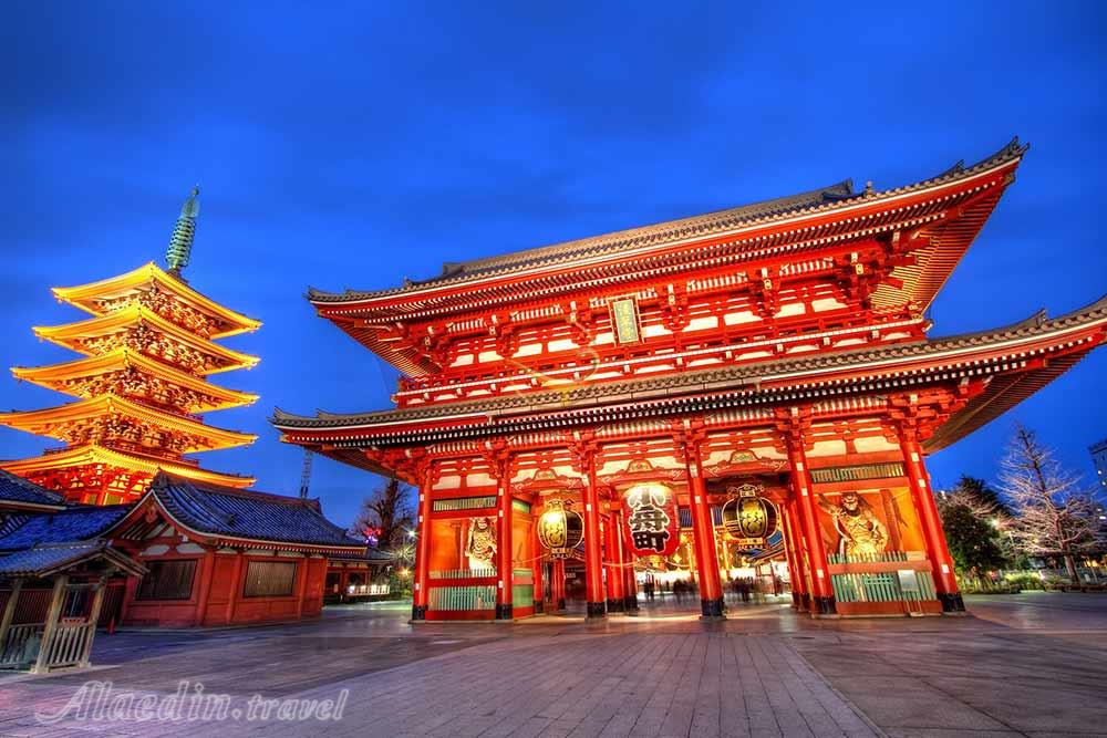 معبد سنسوجی توکیو - ژاپن | علاءالدین تراول